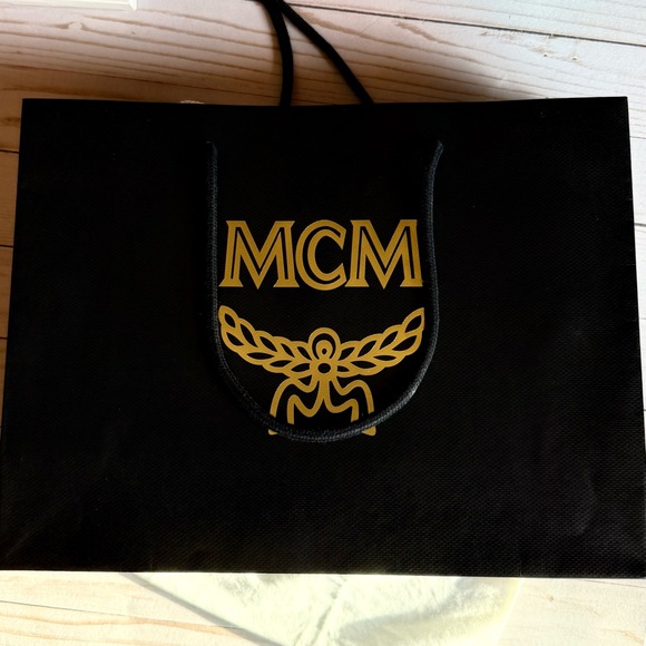 MCM Leather Klassik Crossbody Bag Brown Roasted Pecan with Dust Bag + Gift Bag - Picture 13 of 16